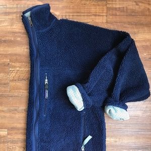 Patagonia Sherpa Jacket Retro X Navy Blue Sz M